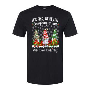 Funny Preschool Teacher Christmas PreK Teacher Xmas Party Softstyle CVC T-Shirt