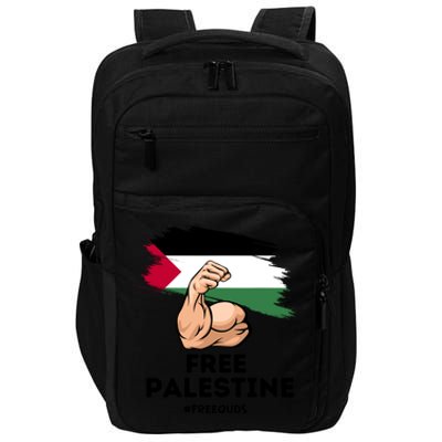 Free Palestine The Power Of The Palestinian Flag Impact Tech Backpack