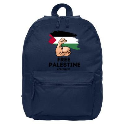 Free Palestine The Power Of The Palestinian Flag 16 in Basic Backpack