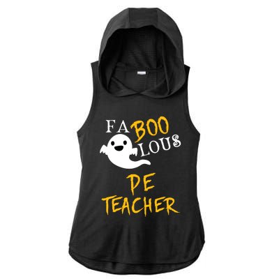 Faboolous Pe Teacher Halloween Physical Education Funny Ladies PosiCharge Tri-Blend Wicking Draft Hoodie Tank