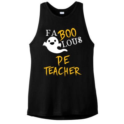 Faboolous Pe Teacher Halloween Physical Education Funny Ladies PosiCharge Tri-Blend Wicking Tank