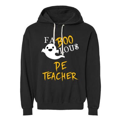 Faboolous Pe Teacher Halloween Physical Education Funny Garment-Dyed Fleece Hoodie