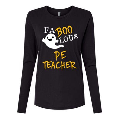 Faboolous Pe Teacher Halloween Physical Education Funny Womens Cotton Relaxed Long Sleeve T-Shirt