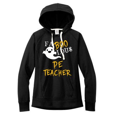 Faboolous Pe Teacher Halloween Physical Education Funny Women's Fleece Hoodie