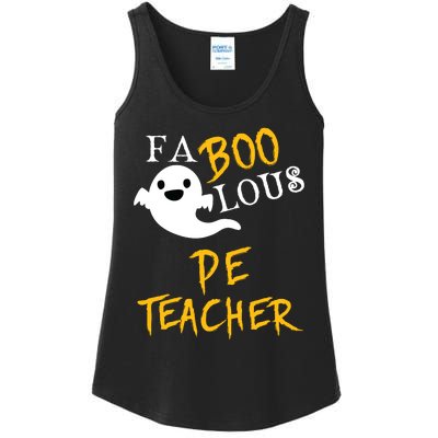 Faboolous Pe Teacher Halloween Physical Education Funny Ladies Essential Tank