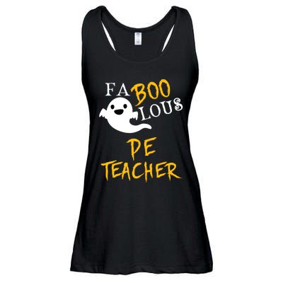 Faboolous Pe Teacher Halloween Physical Education Funny Ladies Essential Flowy Tank