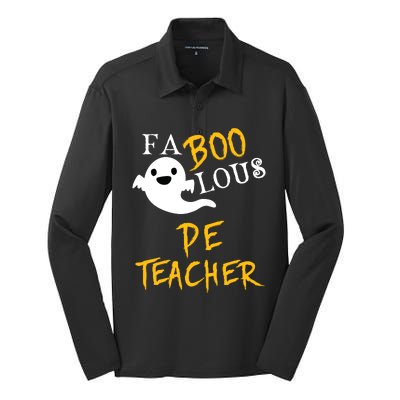 Faboolous Pe Teacher Halloween Physical Education Funny Silk Touch Performance Long Sleeve Polo