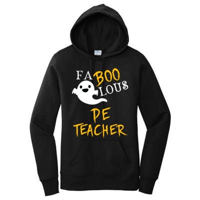 Faboolous Pe Teacher Halloween Physical Education Funny Women's Pullover Hoodie