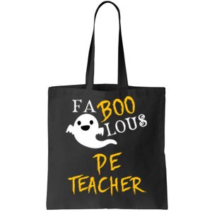 Faboolous Pe Teacher Halloween Physical Education Funny Tote Bag