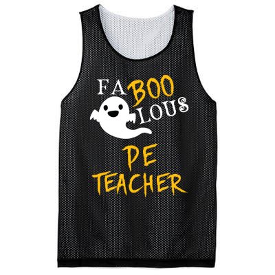 Faboolous Pe Teacher Halloween Physical Education Funny Mesh Reversible Basketball Jersey Tank