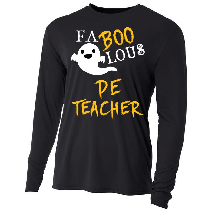 Faboolous Pe Teacher Halloween Physical Education Funny Cooling Performance Long Sleeve Crew