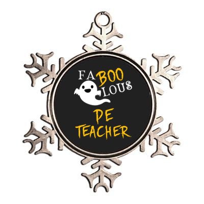 Faboolous Pe Teacher Halloween Physical Education Funny Metallic Star Ornament