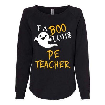 Faboolous Pe Teacher Halloween Physical Education Funny Womens California Wash Sweatshirt