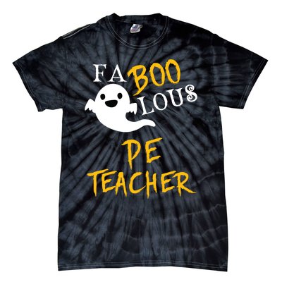 Faboolous Pe Teacher Halloween Physical Education Funny Tie-Dye T-Shirt