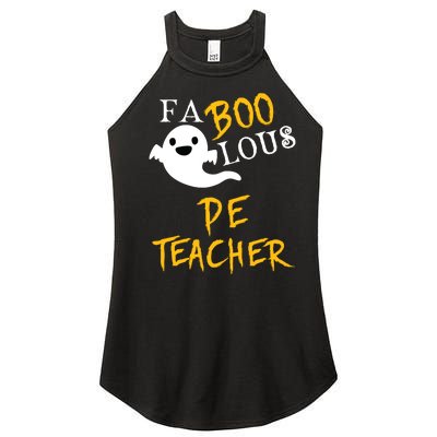 Faboolous Pe Teacher Halloween Physical Education Funny Women’s Perfect Tri Rocker Tank