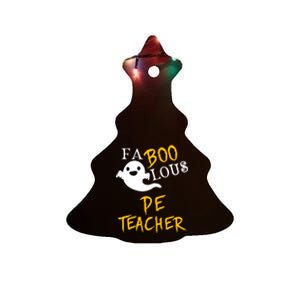 Faboolous Pe Teacher Halloween Physical Education Funny Ceramic Tree Ornament