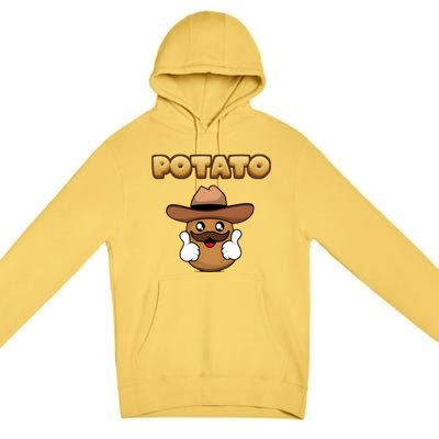 Funny Potato Tees Is Potato Premium Pullover Hoodie