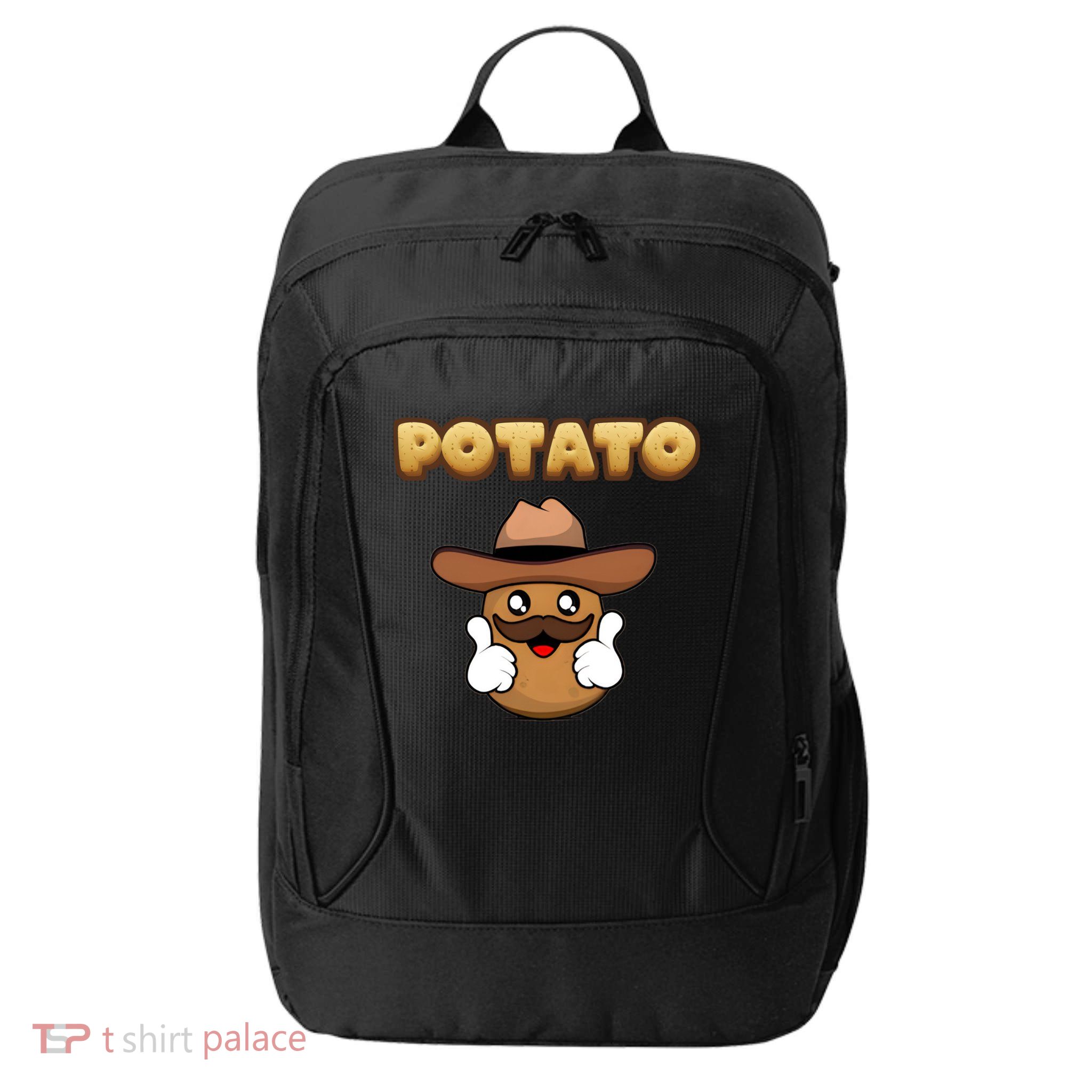 Funny Potato Tees Is Potato City Backpack