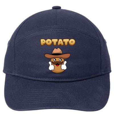 Funny Potato Tees Is Potato 7-Panel Snapback Hat