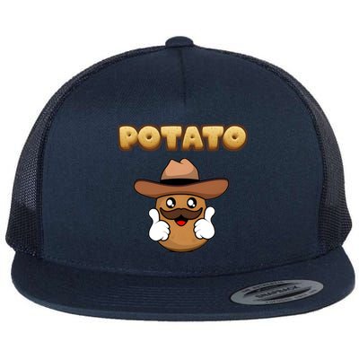 Funny Potato Tees Is Potato Flatbill Hat