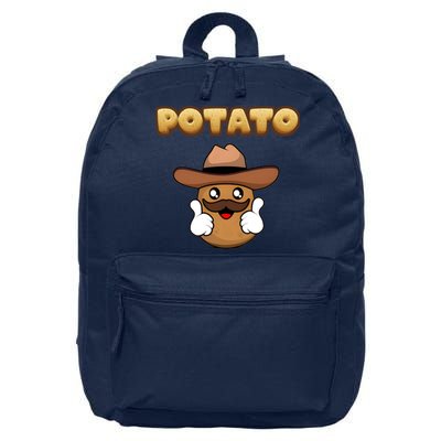 Funny Potato Tees Is Potato 16 in Basic Backpack