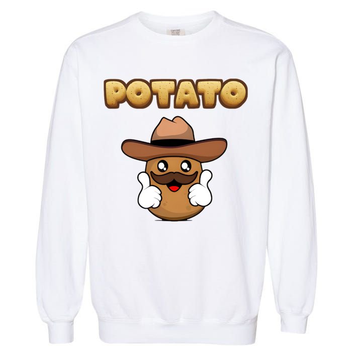 Funny Potato Tees Is Potato Garment-Dyed Sweatshirt
