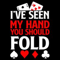 Funny Poker - Texas Holdem Lucky Poker Cooling Performance Crew T-Shirt