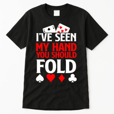 Funny Poker - Texas Holdem Lucky Poker Tall T-Shirt