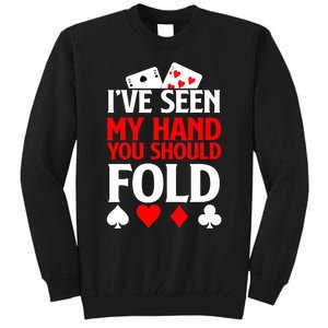 Funny Poker - Texas Holdem Lucky Poker Tall Sweatshirt