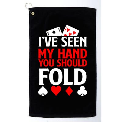 Funny Poker - Texas Holdem Lucky Poker Golf Towel