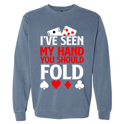 Funny Poker - Texas Holdem Lucky Poker Garment-Dyed Sweatshirt