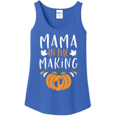 Funny Pregnancy Thanksgiving Graphic Tee Mama In The Making Meaningful Gift Ladies Essential Tank