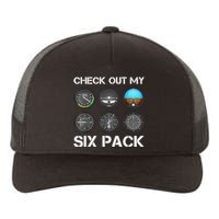 Funny Pilot Top Airplane Six Pack Flight Instruments Gift Yupoong Adult 5-Panel Trucker Hat