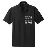 Funny Pilot Top Airplane Six Pack Flight Instruments Gift Dry Zone Grid Polo