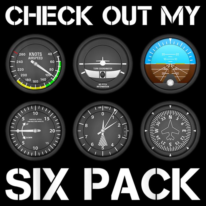 Funny Pilot Top Airplane Six Pack Flight Instruments Gift Short Acrylic Beanie