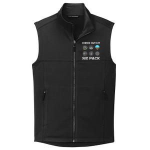 Funny Pilot Top Airplane Six Pack Flight Instruments Gift Collective Smooth Fleece Vest