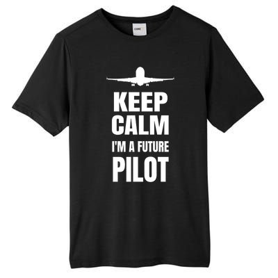 Future Pilot Tee Pilot In Progress Flight School Student Great Gift Tall Fusion ChromaSoft Performance T-Shirt