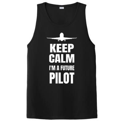 Future Pilot Tee Pilot In Progress Flight School Student Great Gift PosiCharge Competitor Tank