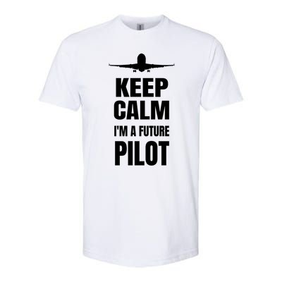 Future Pilot Tee Pilot In Progress Flight School Student Great Gift Softstyle® CVC T-Shirt