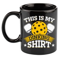 Funny Pickleball This Is My Drinking Pickleball 11oz C Handle Ceramic Mug