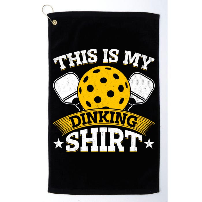 Funny Pickleball This Is My Drinking Pickleball Golf Towel