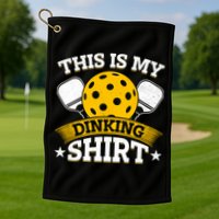 Funny Pickleball This Is My Drinking Pickleball Golf Towel
