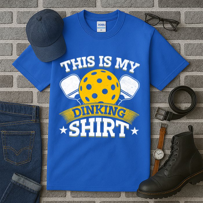Funny Pickleball This Is My Drinking Pickleball Tall T-Shirt