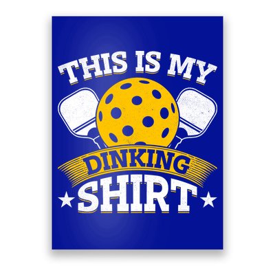 Funny Pickleball This Is My Drinking Pickleball Poster
