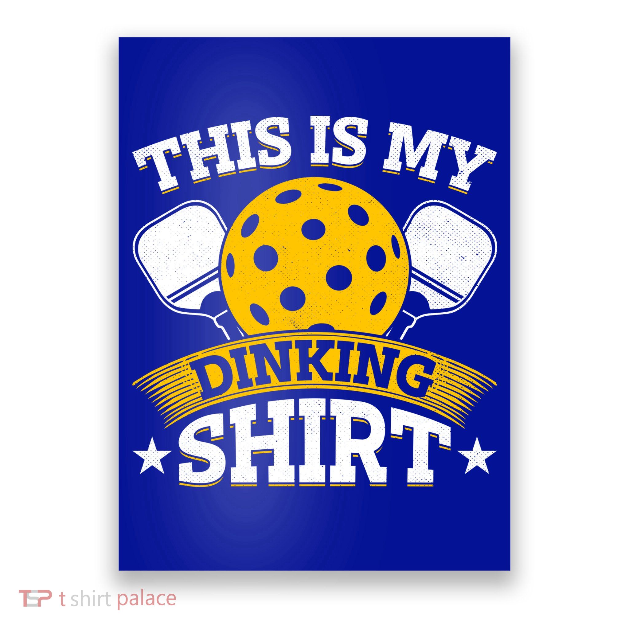 Funny Pickleball This Is My Drinking Pickleball Poster