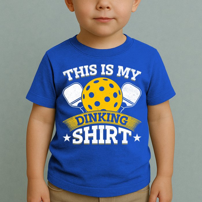 Funny Pickleball This Is My Drinking Pickleball Toddler T-Shirt