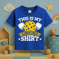 Funny Pickleball This Is My Drinking Pickleball Toddler T-Shirt