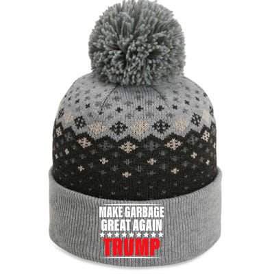 Funny Pro Trump Make Garbage Great Again The Baniff Cuffed Pom Beanie