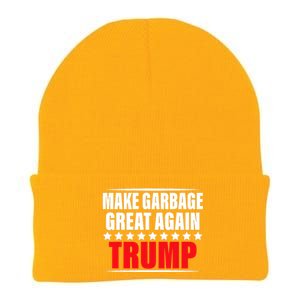 Funny Pro Trump Make Garbage Great Again Knit Cap Winter Beanie