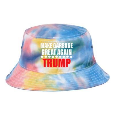 Funny Pro Trump Make Garbage Great Again Tie Dye Newport Bucket Hat